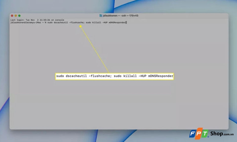 Xóa cache dns tren macbook - 04