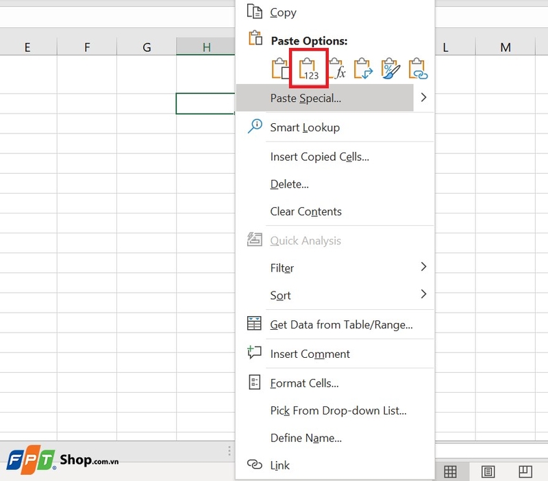 xóa công thức nhanh trên Excel 2