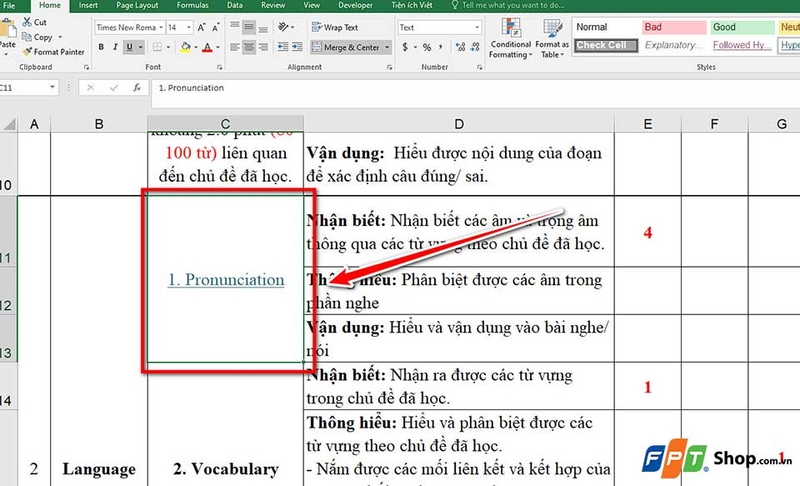 Cách xóa link trong Excel - 03