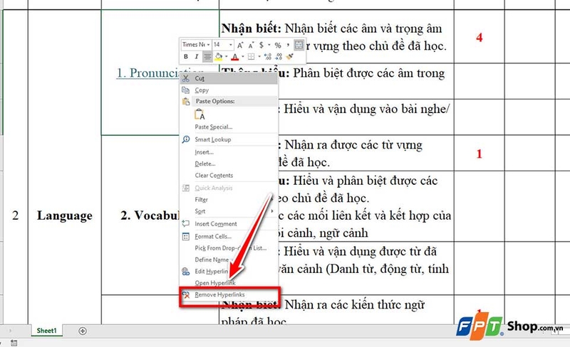 Cách xóa link trong Excel - 04