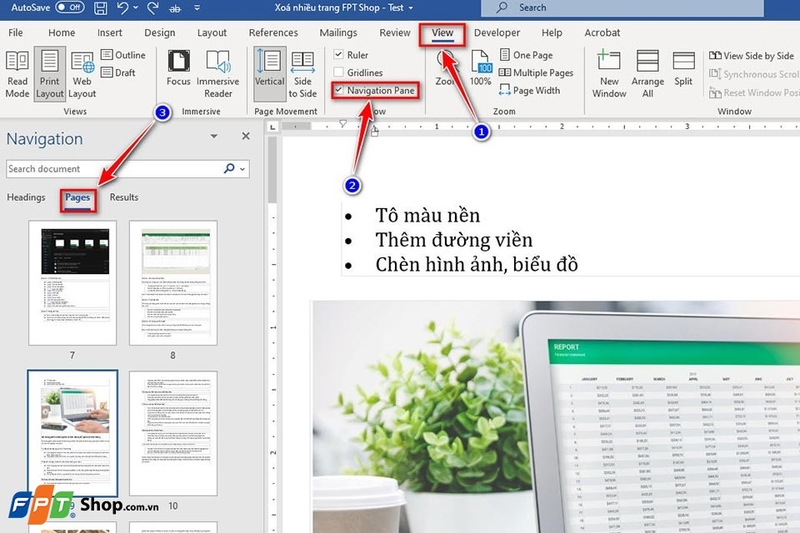 Xóa nhiều trang trong Word - Ảnh 04