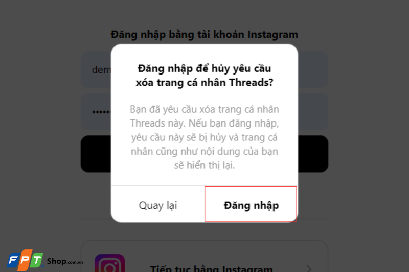 xóa tài khoản threads có mất Instagram không 11