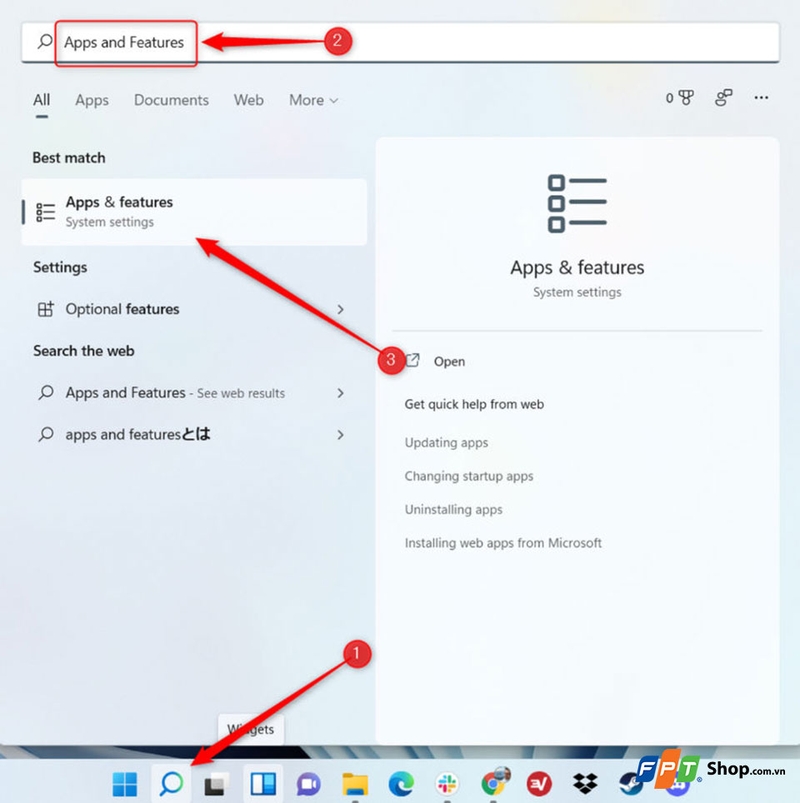 Cách xóa ứng dụng Win 11 - 03