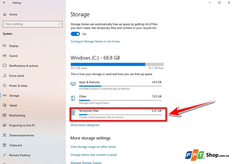 xóa file Windows.old trên Win 10 - 06