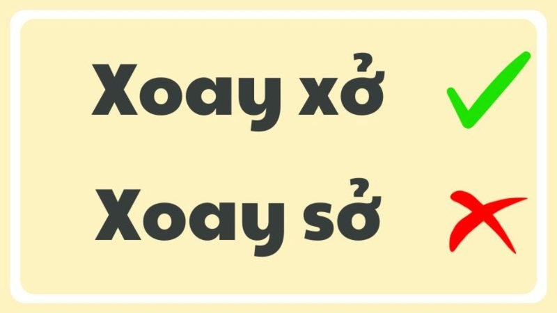 Xoay sở hay xoay xở 1