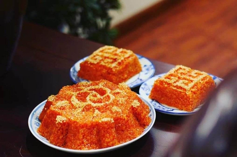Xôi gấc dẻo ngọt - 02