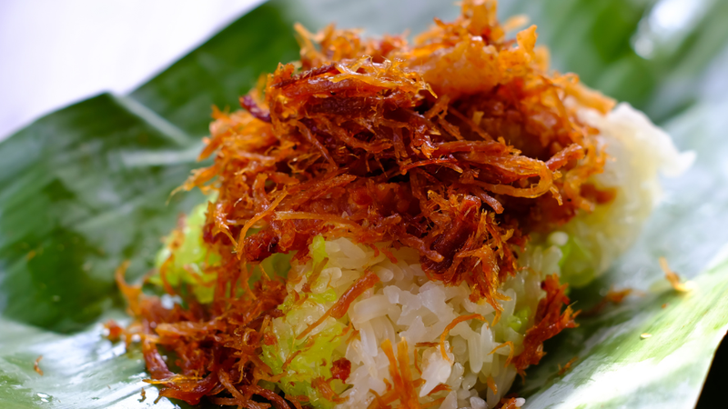xôi ruốc 1