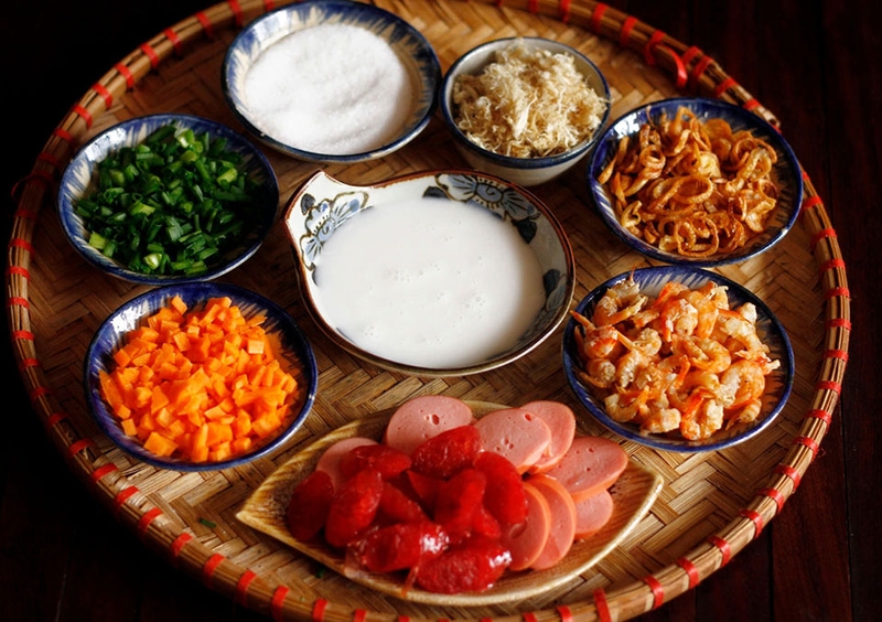 Cách nấu xôi mặn thập cẩm - 05