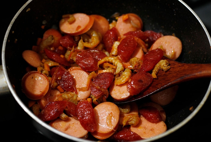 Cách nấu xôi mặn thập cẩm - 04