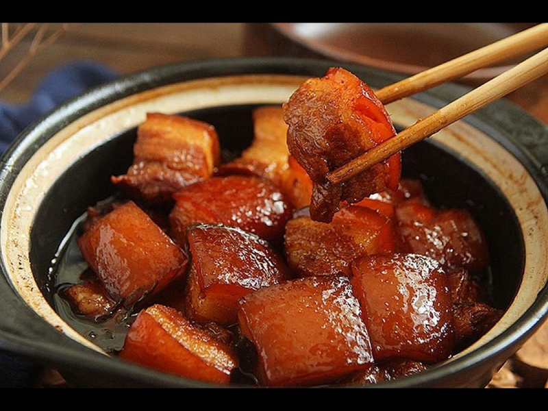 xôi thịt kho ảnh 1
