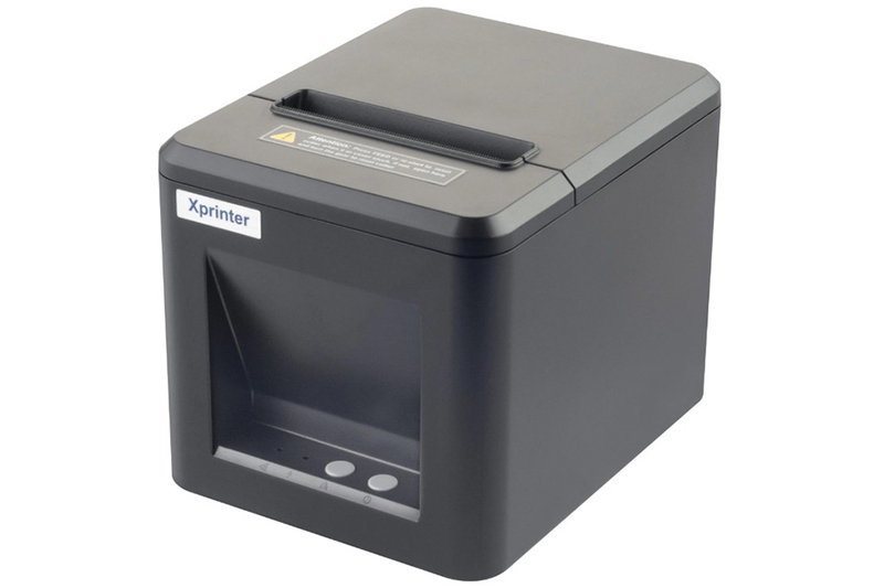 Xprinter XP-T80L/USB/LAN Tốc độ in 230mm/giây giúp giảm thời gian chờ đợi