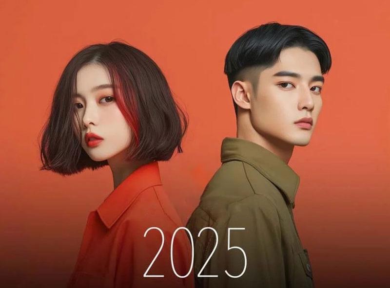 Xu hướng tóc nam nữ 2025 - 02