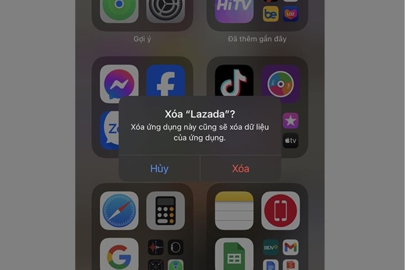 Gỡ những ứng dụng không cần thiết