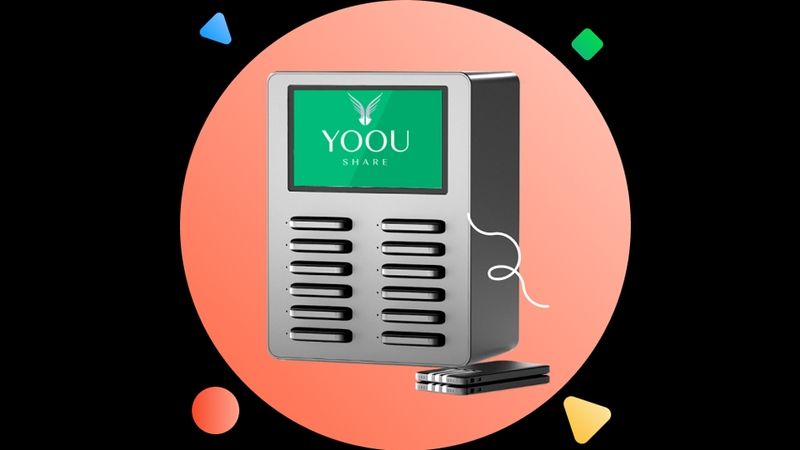 Trạm sạc thuộc hệ thống YOOU