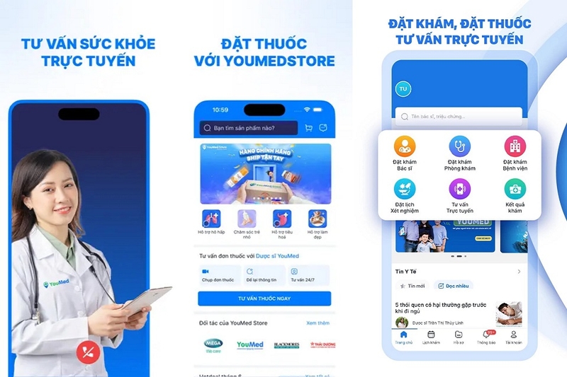 Những tính năng nổi bật của YouMed - Ứng dụng đặt khám
