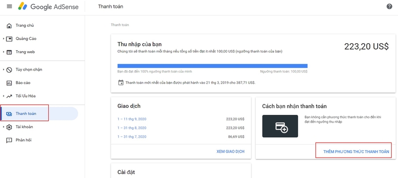 youtube cash rút tiền hình 4