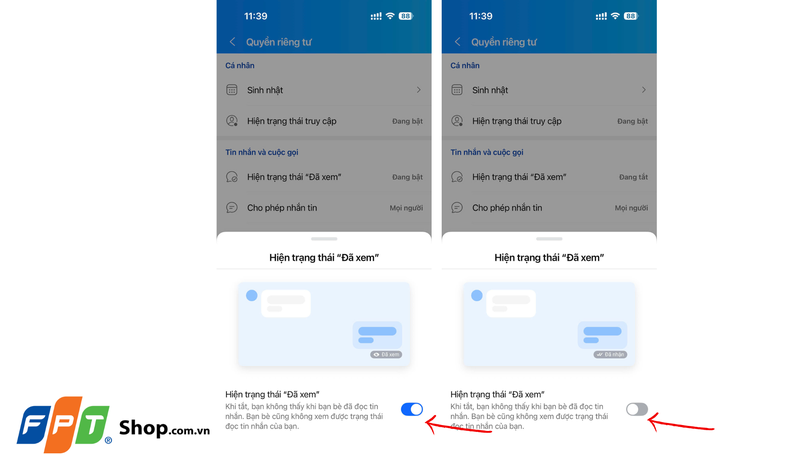 Zalo chỉ hiện "Đã gửi" dù đang online 3