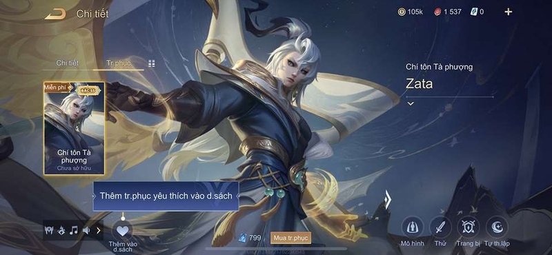 Combo skill Zata đáng chú ý nhất