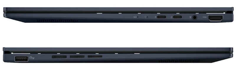 Zenbook 14 UX3405CA ST629W trang bị Cổng kết nối đầy đủ