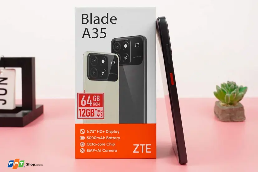 Điện thoại ZTE Blade A35 4GB/64GB - Chính hãng, giá tốt, có trả góp