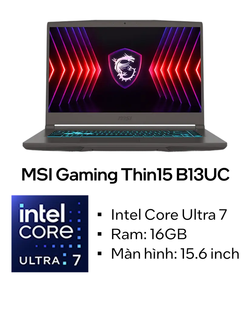MSI Gaming Thin15 B13UC
