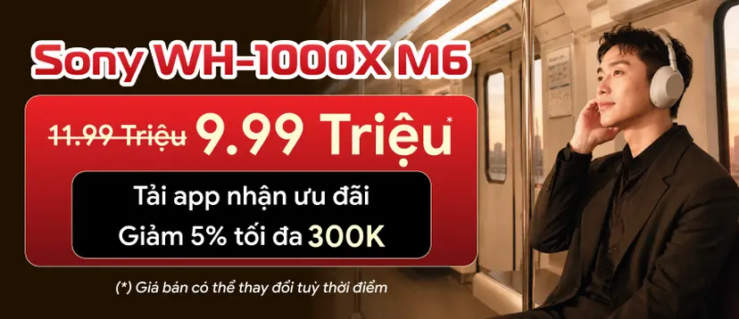 Tai nghe Sony WH-1000X M6