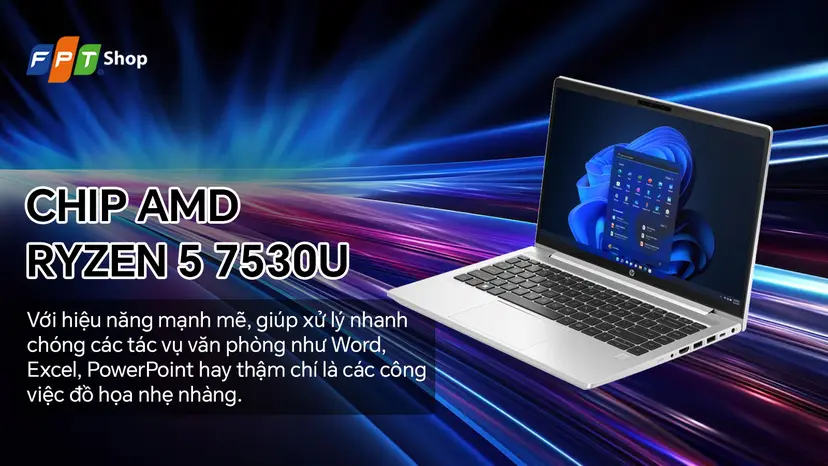 HP Probook 445 G10 | Ryzen 5-7530U/16GB/512GB/14