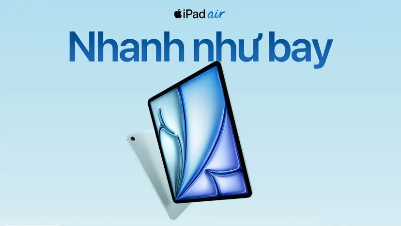 iPad Air 11 M3 WiFi 128GB 2025 chính hãng Apple, góp 0%