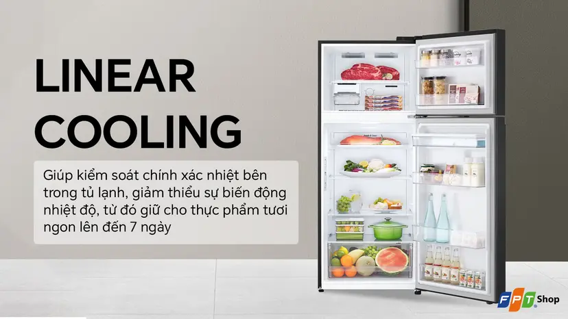 Tủ lạnh LG Inverter 374 lít LTD37BLM | Ưu đãi lớn, giá tốt