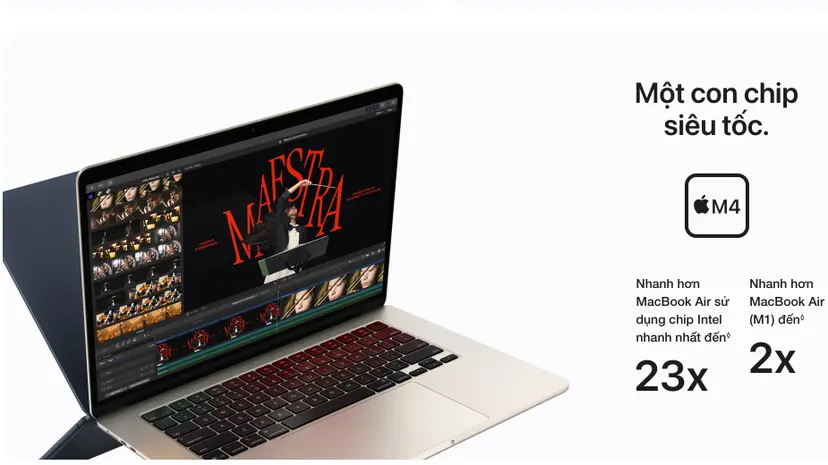 Macbook Air M4 13 inch 16GB/512GB | Chính hãng, giá tốt