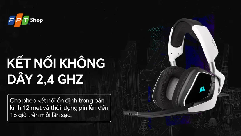 Tai nghe gaming Corsair VOID RGB có MIC Chính hãng, giá rẻ