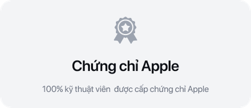 Chứng chỉ Apple