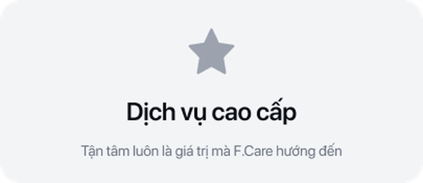 Dịch vụ cao cấp
