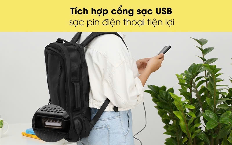 Balo đựng laptop nữ đẹp ảnh 4