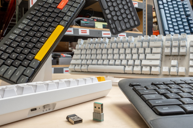 Bàn phím không dây mất đầu USB 1