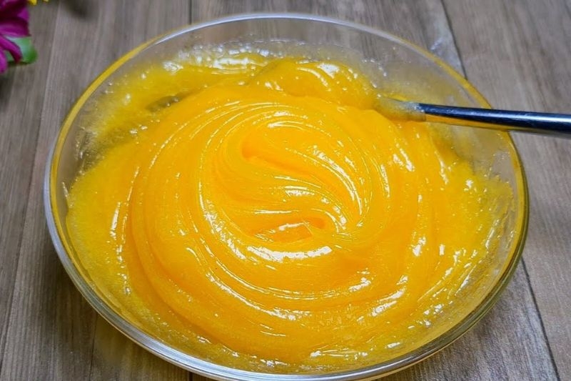 Bánh bông lan trứng muối bằng nồi chiên không dầu 10