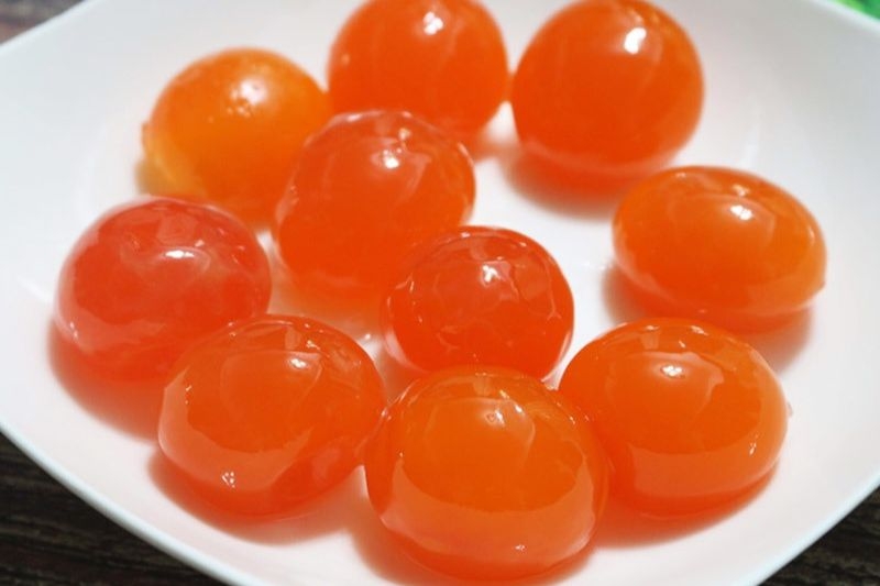 Bánh bông lan trứng muối bằng nồi chiên không dầu 8