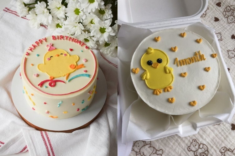 Bánh kem hình con gà (21)