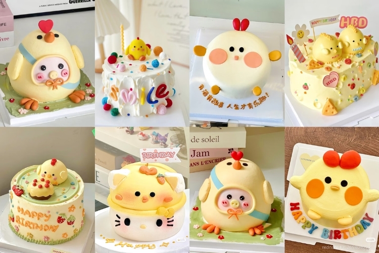 Gợi ý 40+ mẫu bánh kem hình con gà đẹp mắt, dễ thương, hài hước cho bạn tham khảo