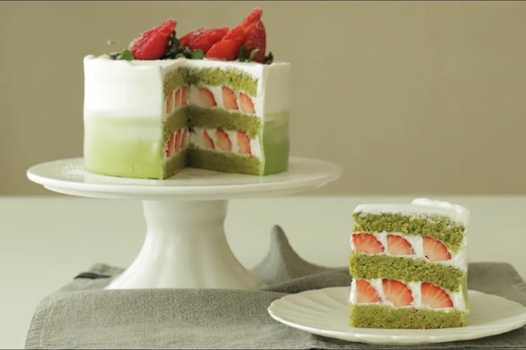 Bánh kem matcha (10)