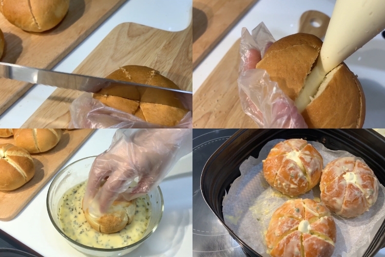 Bánh mì phô mai bơ tỏi (7)