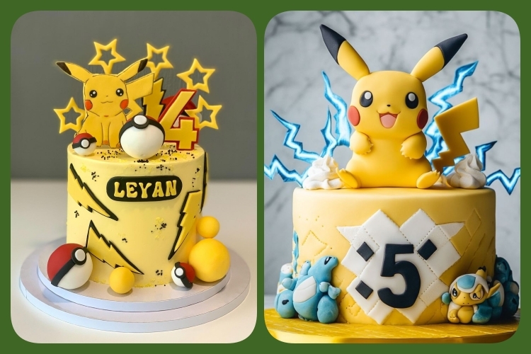 Bánh sinh nhật Pikachu ảnh 16