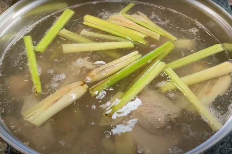 Bò hầm đu đủ 4