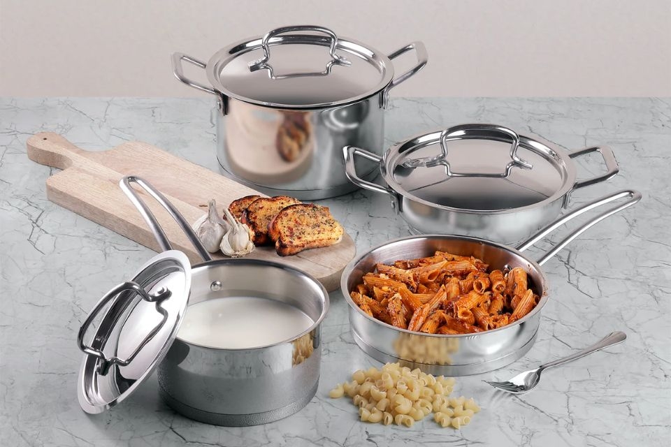 Top 5 bộ nồi inox tốt nhất hiện nay 2026: Bền bỉ, an toàn và tiện dụng cho gia đình