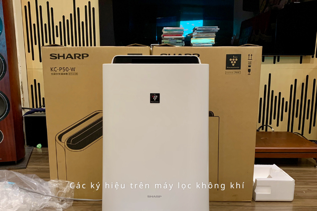 Các ký hiệu trên máy lọc không khí Sharp giúp bạn hiểu máy nhanh hơn mỗi ngày