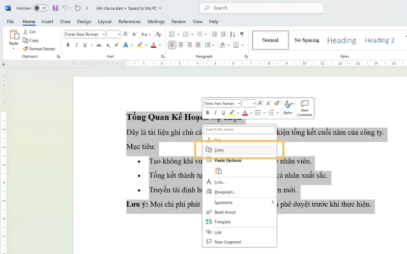 Cách chèn tài liệu Word vào trong file Excel (7)