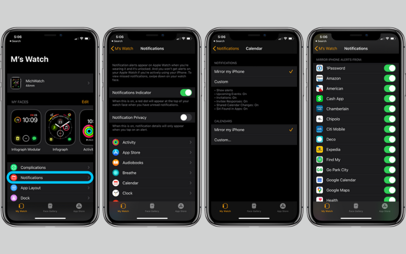 Cách chỉnh thông báo trên Apple Watch (ảnh 5)