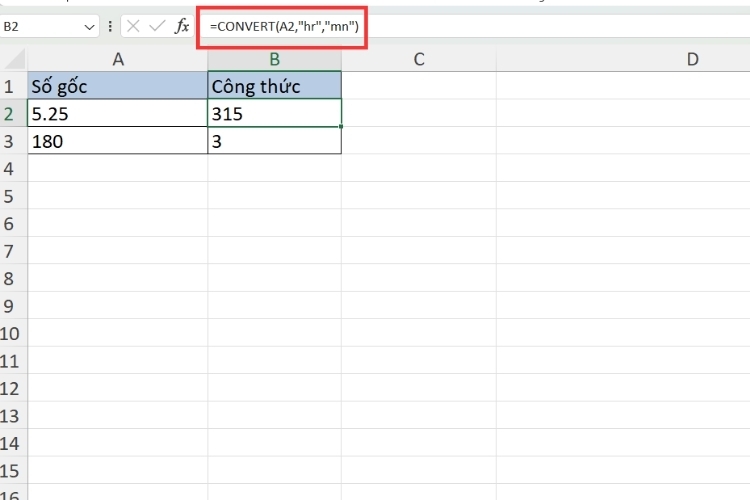 Cách chuyển đổi thời gian trong Excel (6)