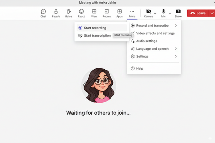 Cách ghi lại cuộc họp Microsoft Teams 1