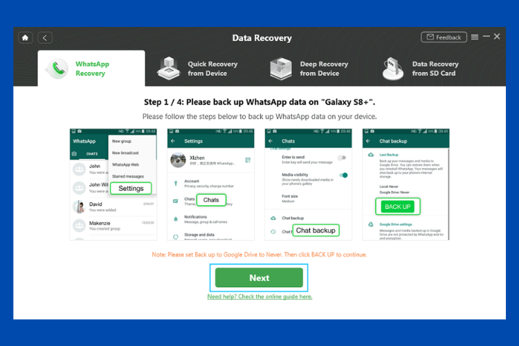 Cách khôi phục tin nhắn WhatsApp đã xóa 11